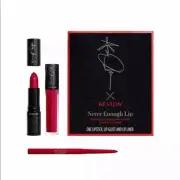 3 Pack Revlon Never Enough Lip Unapologetic Limited Edition Lip Kit