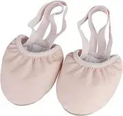 [TangDao] Women’s Half Sole Dance Shoes Stretch Canvas/Leather Pointe Ballet Flats Lyrical Pirouette Turners Shoes