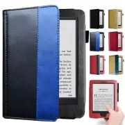 PU Leather e-Reader Protective Case Funda Flip Shell for Kindle Touch D01200