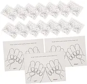MUSISALY 15pcs Nail Art Display Cards Nail Art Display Holder Nail Gel Display Boards for Nail Salons Collectors Beauty Enthusiasts