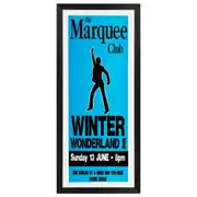 The Marquee Club - Winter Wonderland II Vintage Daybill Poster Framed