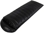 Warm Can Be Stitched Single Sleeping Bag Men and Women Sleeping Bag Outdoor Camping Ultra Light Adult Suitable for Hiking Soft,Black