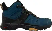 Salomon X Ultra 4 Mid GORETEX WATERPROOF Legion Blue Black Fall Leaf Men 10 Boot