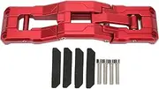 Nutriess Door Hinge Step Foot Pedal Replacement for JK JKU JL JLU 2007 2021 Folding Foot Pedal Hinge Steps Door Hinge Step Foot Pegs for je ep wrang ler (Red)