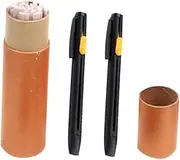 jojofuny 20Pcs Replaceable Chalk with Pen Cases Ergonomic Tailors Chalk for Sewing Smooth Marking All Fabrics for DIY Projects and Clothes Making
