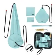 Imelod Saxophone Cleaning kit with Case for Alto Tenor Clarinet Light Blue