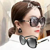 在飛比找momo購物網優惠-【MEGASOL】UV400偏光太陽眼鏡(黑鑽款時尚墨鏡-7