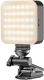 LED Fill Light, Video Light 2500K-9000K Dimmable for Computer Tablet Mobile Phone DSLR Camera with Screen Clip, Cold Shoe Mount