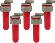 menolana 5X Goats Sheep Calves Milk Bottle Teats Bucket Rubber Nipples for Feeding