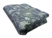 Authentic Indian Kantha Quilt Hand Block Print Bedspread Art King Size Blanket