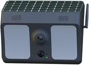 Security Cameras Outdoor, HD 1080P Solar Battery Floodlight Camera Outdoor Waterproof IP Camera LED Lamp Security Surveillance CCTV Wifi Camera