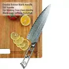 DIY Damascus Steel Chef Kitchen Knife Slicer Peel Vegetable Blank Blade Handmade