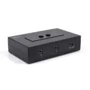 2 PORT 3.5mm STEREO Manual Switch BOX Audio Speaker bidirectional selector