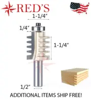 Tideway Carbide Pro LC16050408 1/4" Finger Joint 1/2" shank router bit
