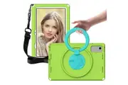 Handle Shockproof EVA Tablet Case for Lenovo Tab M10 Plus 10.6 Inch (3rd Gen 2022) with Shoulder Strap-Grass