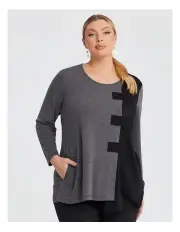 [Taking Shape] Tab Front Honeycomb Top Black/grey