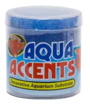 Zoo Med Aqua Accents Decorative Aquarium Substrate Sand Ballistic Blue, 8 oz