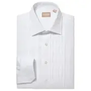 Gitman Five Pleat Tuxedo Shirt with French Cuffs