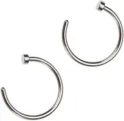 [WOFASHPURET] Nose Piercing Nose Studs for Women Nose Piercing Ring Titanium Steel Nose Ring Nose Rings for Women Nose Rings Steel Sterling Silver Nose Rings Nose Hoop Lip Ring Golden