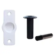 Fantom Hardware Black Magnetic Barn Doorstop