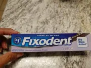 Fixodent Neutral Denture Adhesive Cream No Zinc Added All Day Hold 1 NEW Sealed