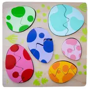 Kiddie Connect - Egg and Dino Puzzle