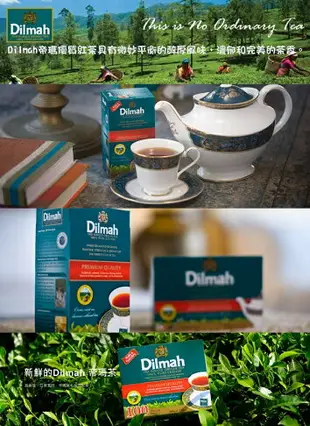 錫蘭紅茶《 Dilmah 》斯里蘭卡第一品牌 帝瑪100%小紅茶包 2g*100入/盒*24盒/箱-【良鎂咖啡精品館】