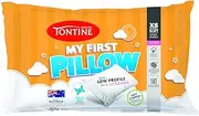 Tontine My First Extra Soft and Low Pillow, Anti Microbial Treated, Anti Allergy, Natural Cotton Cover, Machine Washable, Australian Made