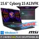 ★記憶體升級★msi微星 Cyborg 15 A13VFK-831TW 15.6吋電競筆電(i7-13620H/16G+8G/512G SSD/RTX4060/W11)