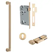 Berlin Pull Handle 450mm Entrance Kit w Lock K/T