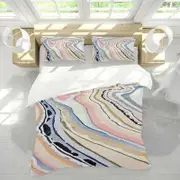 3D Color Pattern 181 Bed Pillowcases Quilt Queen Size