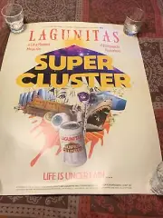 LAGUNITAS BREWING Petaluma Chicago ~ SUPER CLUSTER Ale Movie Style Poster NEW