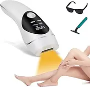 IPL Hair Removal for Women and Men Upgraded 999,999 Flashes Permanent Painless Hair Remover Device for Facial Whole Body At Home, Gift: Manual Epilator and Goggles