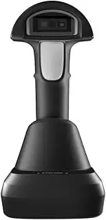 High Speed ​​Wireless 2D Scanner 640*480 CMOS, Bluetooth 2.4G and USB Interface Warehouse Inventory Scanning, 1.5m Drop-Proof Barcode and QR Code Reader for Retail (USB+2.4G+Bluetooth+Charging Base)