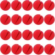 20 Pcs Red Sponge Noses Clown Cosplay Nose for Halloween Christmas Costume Party
