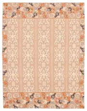 Vintage Hand Woven Kilim Rug 7'9" x 9'9" Traditional Wool Carpet