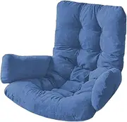 LuAn Hanging Egg Chair Cushion Outdoor Thick Swing Chair Seat Cushion Replacement, Egg Chair Chair Pads Cover, Hanging Basket Chair Cushion - Blue