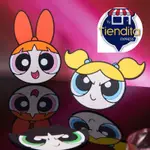 THE POWERPUFF GIRLS 飛天小女警 CHICAS SUPER PODEROSAS 3入組卡通圖案杯墊