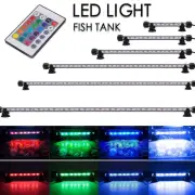 Aquarium Fish Tank LED Strip Lights 16 color Bar Lamp 5050 RGB Submersible Light