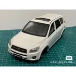 豐田RAV4車模原廠1:18車模 2009款小書包款 汽車模