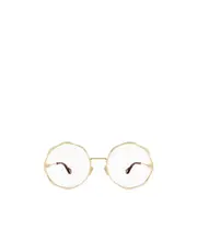 Chloé Eyewear Round Frame Glasses 56 White