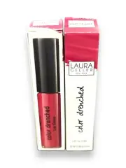 Laura Geller Color Drenched Lip Gloss Piazza Pink 0.18 oz New In Box