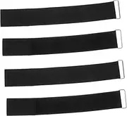 Adjustable Fastening Straps Hook Loop 4pcs Small Tie Down Straps for Cord Management Home Office Heavy Duty