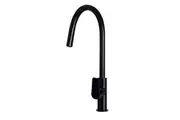 Meir Round Piccola Pull Out Kitchen Mixer Tap Matte Black MK17PD