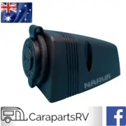 12V BLACK ACCESSORY SOCKET by NARVA FOR CARAVAN, BOAT AND RV. Max Rating 15A.