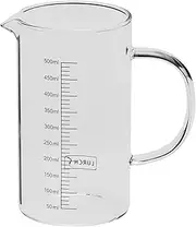 [Lurch] 70201 Measuring Jug Made of Heat-Resistant Borosilicate Glass 0.5 L