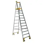 Bailey P170 Aluminium Platform Ladder 12 Step 3.6m Platform 170kg Wheels FS13545