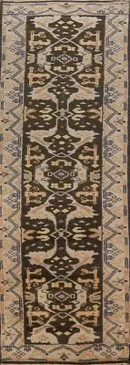Handmade Oushak Indian Hallway Runner Rug Wool Carpet 3x10