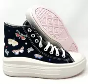 Converse Chuck Taylor All Star Move Platform High Butterfly Wings W Size 8.5