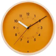 Lemnos wall clock analog SOSO general quartz clock natural color wood SOSO orang